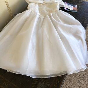 Girl's Formal White Dress